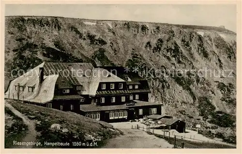 AK / Ansichtskarte  Hampelbaude_Schronisko_Strzecha_Akademicka_PL Bergbaude im Riesengebirge 