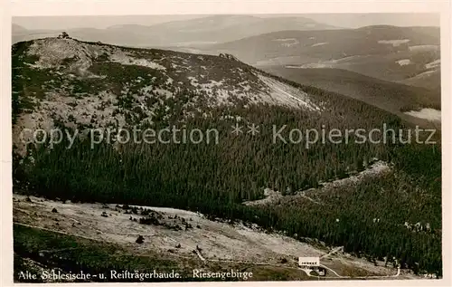 AK / Ansichtskarte  Schreiberhau_Szklarska_Poreba_Riesengebirge_PL Alte Schlesische- und Reiftraegerbaude 