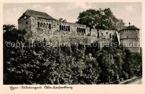 AK / Ansichtskarte  Eger__Cheb_Tschechien Alte Kaiserburg 