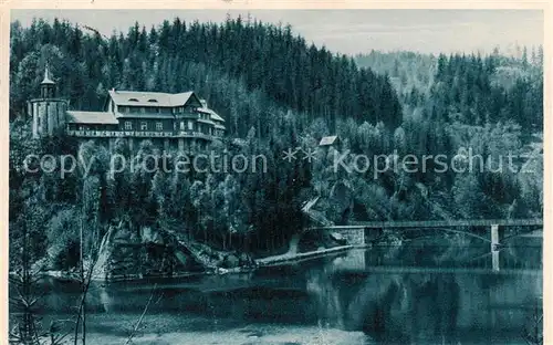 AK / Ansichtskarte  Boberroehrsdorf_Riesengebirge Turmsteinbaude Talsperre Boberroehrsdorf Hirschberg Boberroehrsdorf