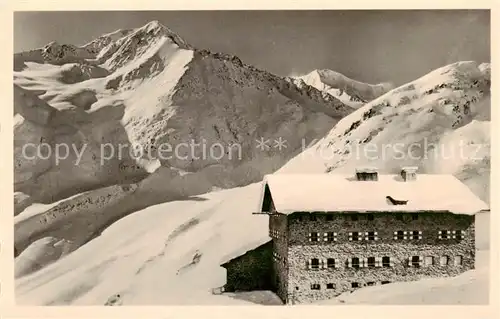 AK / Ansichtskarte  oetztal_Tirol_AT Martin Busch Huette mit Mutmalspitze und Marzellspitze 