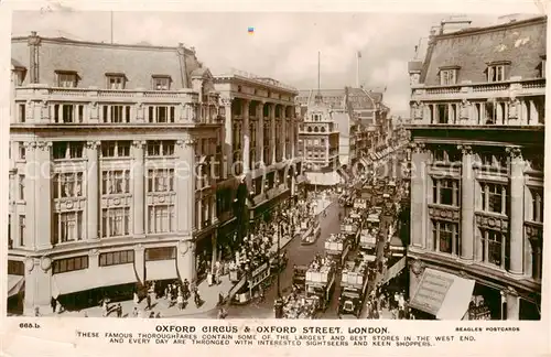 AK / Ansichtskarte  London__UK Oxford Circus and Oxford Street 