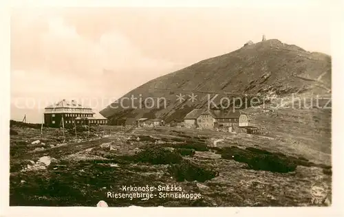 AK / Ansichtskarte 73809131 Riesengebirge_Schlesischer_Teil mit Schneekoppe 