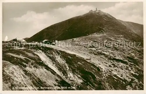 AK / Ansichtskarte  Riesengebirge_Schlesischer_Teil Schneekoppe 