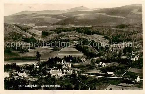 AK / Ansichtskarte  Hain_Giersdorf_Riesengebirge_PL mit Schneekoppe 