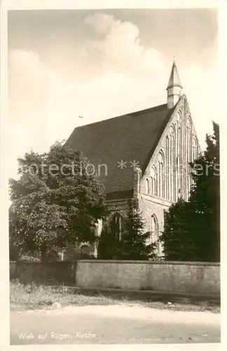 AK / Ansichtskarte  Wiek_Ruegen Kirche Wiek_Ruegen