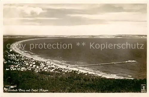 AK / Ansichtskarte  Binz_Ruegen Panorama Binz_Ruegen