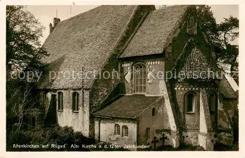 AK / Ansichtskarte  Altenkirchen_Ruegen Alte Kirche Altenkirchen Ruegen