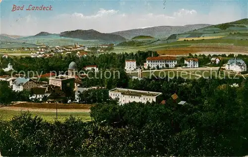 AK / Ansichtskarte  Bad_Landeck_Schlesien_PL Panorama 