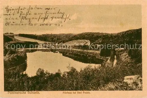 AK / Ansichtskarte  Bad_Polzin_Polczyn-Zdroj_PL Fuenfsee Pommersche Schweiz 