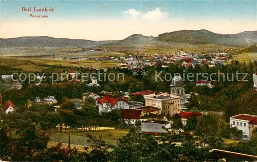 AK / Ansichtskarte  Bad_Landeck_Schlesien_PL Panorama 