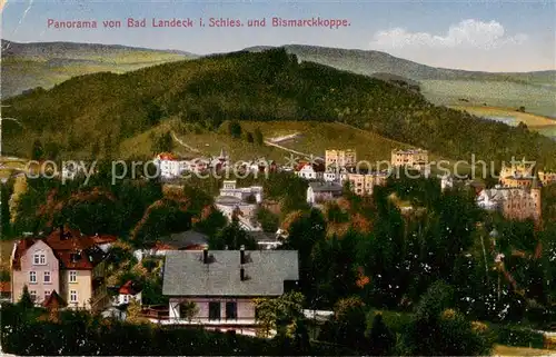 AK / Ansichtskarte  Bad_Landeck_Schlesien_PL mit Bismarckkoppe 