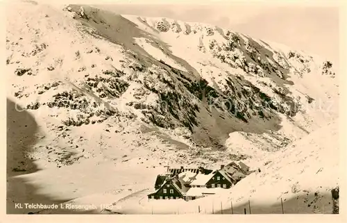 AK / Ansichtskarte  Riesengebirge_Schlesischer_Teil Kleine Teichbaude 