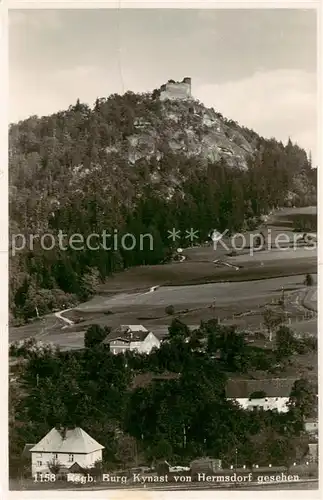 AK / Ansichtskarte  Hermsdorf_Bad_Riesengebirge_PL Burg Kynast 