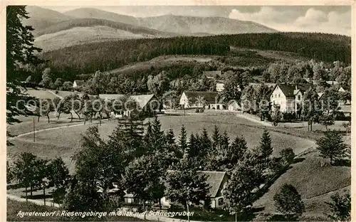 AK / Ansichtskarte  Agnetendorf_ Jagniatkow_Jelenia_Gora_Riesengebirge_PL mit Blick auf die Schneegruben 