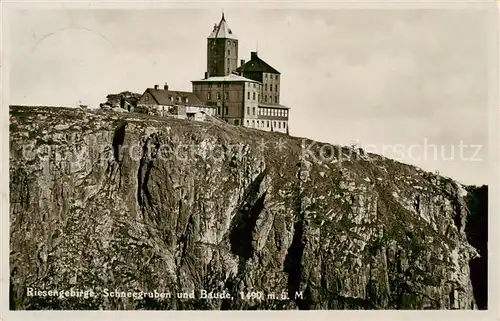 AK / Ansichtskarte  Riesengebirge_Schlesischer_Teil Schneegruben und Baude 