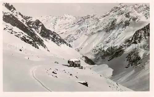 AK / Ansichtskarte  Westfalenhaus_2300m_Tirol_AT mit Linsener Villerspitze Schoenlisens und Hochgradjoch 