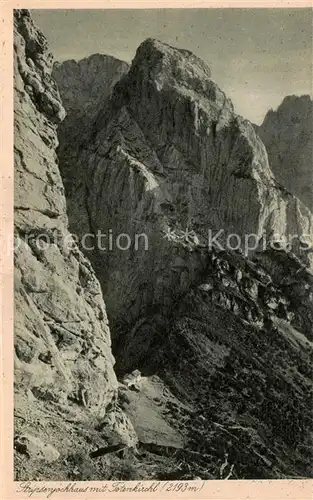 AK / Ansichtskarte 73809315 Stripsenjochhaus_1580m_Tirol_AT mit Totenkirchl und Wilder Kaiser 