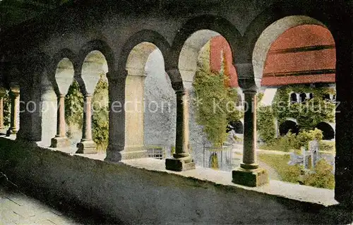 AK / Ansichtskarte  Hildesheim Kreuzgang 1000jaehriger Rosenstock Hildesheim