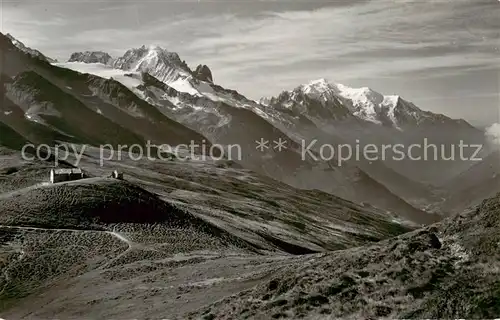 AK / Ansichtskarte Col_de_Balme_2204m_VS Vallee de Chamonix Panorama 
