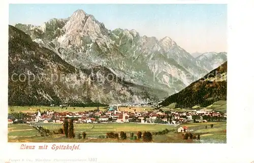 AK / Ansichtskarte 73809380 Lienz__Tirol mit Spitzkofel 