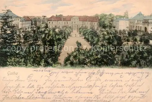 AK / Ansichtskarte  Gotha__Thueringen Schloss Park 