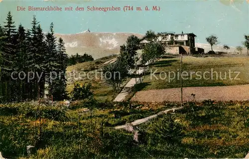 AK / Ansichtskarte 73809405 Schneegrubenbaude_Riesengebirge_PL Bismarckhoehe 
