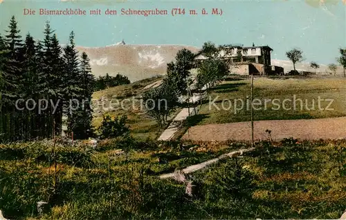 AK / Ansichtskarte  Schneegrubenbaude_Riesengebirge_PL Bismarckhoehe 