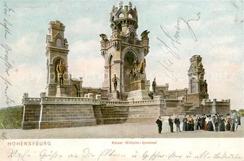 AK / Ansichtskarte  Hohensyburg_Dortmund Kaiser Wilhelm Denkmal 