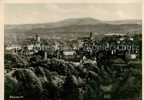 AK / Ansichtskarte  Bayreuth Panorama Bayreuth