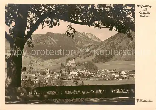 AK / Ansichtskarte  Ruhpolding mit Hochfelln Panorama Ruhpolding