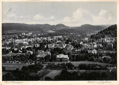 AK / Ansichtskarte  Bad_Kissingen Blick vom Jagdhaus Bad_Kissingen