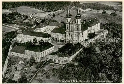 AK / Ansichtskarte  Banz_Schloss_Bad_Staffelstein Kloster Banz Fliegeraufnahme 