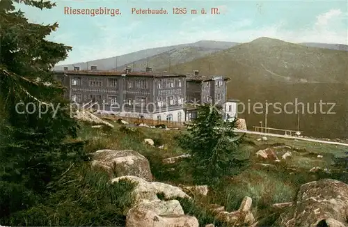 AK / Ansichtskarte  Riesengebirge_Schlesischer_Teil Peterbaude 