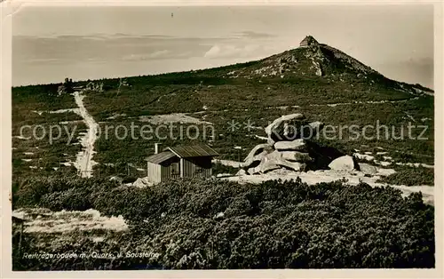 AK / Ansichtskarte  Schreiberhau_Szklarska_Poreba_Riesengebirge_PL Reiftraegerbaude mit Quark und Sausteine 