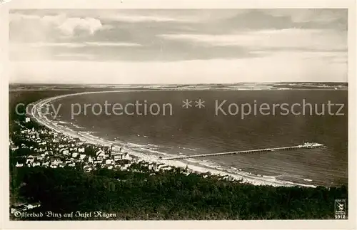 AK / Ansichtskarte  Binz_Ruegen Panorama Binz_Ruegen