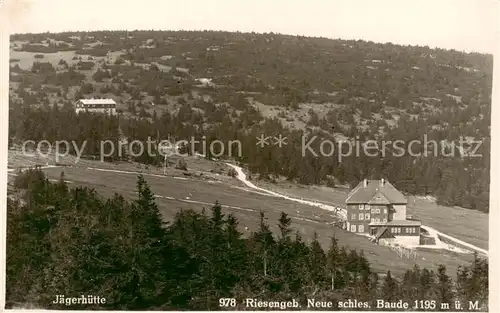 AK / Ansichtskarte 73809576 Riesengebirge_Schlesischer_Teil Jaegerhuette Neue Schlesische Baude 