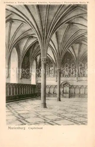 AK / Ansichtskarte  Marienburg__Westpreussen_Malbork Capitelsaal 