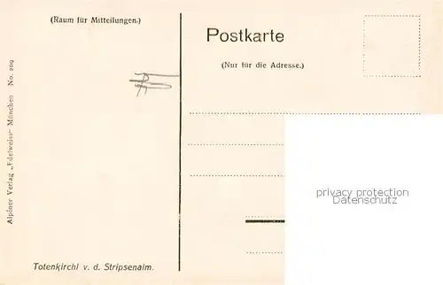 AK / Ansichtskarte 73809592 Stripsenalm_Tirol_AT Blick auf Totenkirchl 