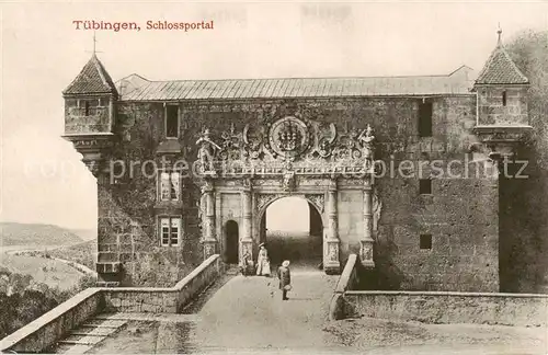 AK / Ansichtskarte  Tuebingen Schlossportal Tuebingen