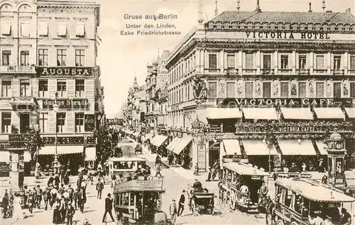 AK / Ansichtskarte  Berlin Unter den Linden Ecke Friedrichstrasse Berlin