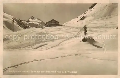 AK / Ansichtskarte  Hopfgartnerhuette_1750m_Hopfgarten_Brixental_Tirol_AT auf der Ross Wild Alm mit Tristkopf 