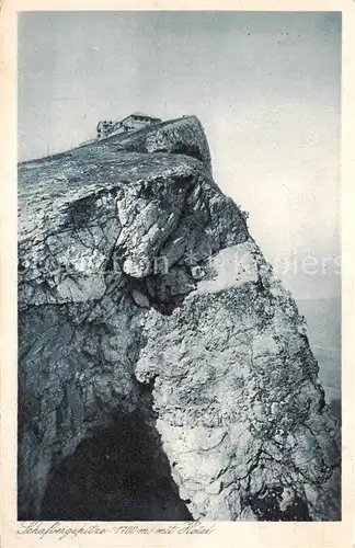 AK / Ansichtskarte  Schafbergspitze_1783m_Salzkammergut_AT mit Hotel 