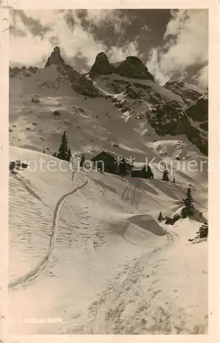 AK / Ansichtskarte  Lindauerhuette_1770m_Gauertal_Vorarlberg_AT Panorama 