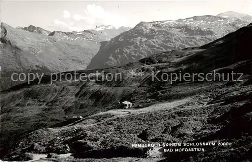 AK / Ansichtskarte  Bad_Hofgastein Hamburg Skiheim Schlossalm Bad_Hofgastein