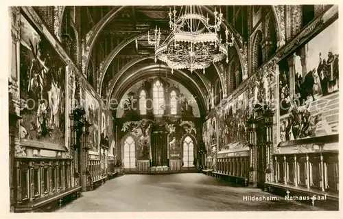 AK / Ansichtskarte  Hildesheim Rathaus Saal Hildesheim