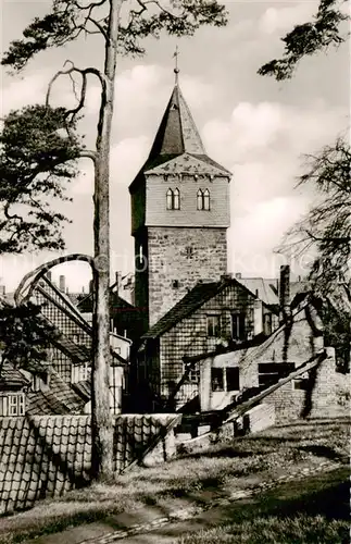 AK / Ansichtskarte 73809675 Hildesheim Am Kehrwieder Turm Hildesheim