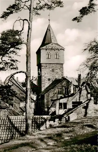 AK / Ansichtskarte  Hildesheim Am Kehrwieder Turm Hildesheim