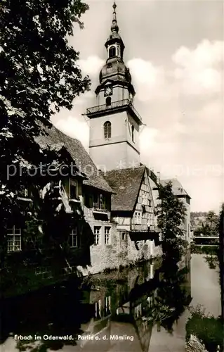 AK / Ansichtskarte  Erbach_Odenwald Partie an der Muemling Erbach Odenwald