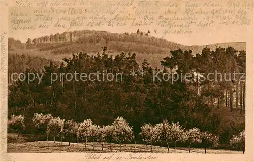 AK / Ansichtskarte  Eberstadt_Darmstadt Blick zum Frankenstein Eberstadt_Darmstadt